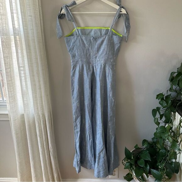 Hunter Bell Alex Jumpsuit in Blue Wash - Picture 3 of 10